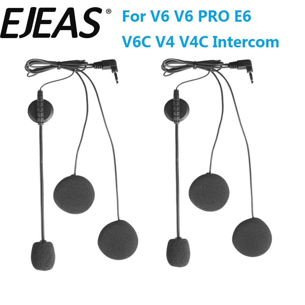 Motorcycle Helmet Bluetooth Built In - 3.5MM Oortelefoon Microfoon Accessoires Voor EJEAS