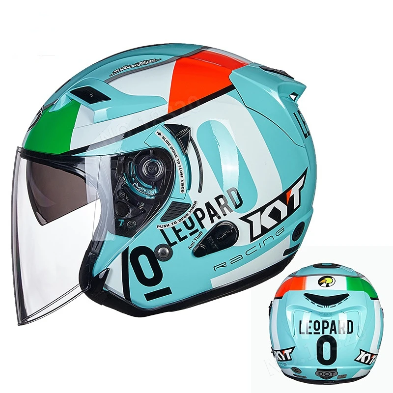 Open Face Helmet Retro Vintage - Kyt Motorhelm Jet Vintage Helm Open