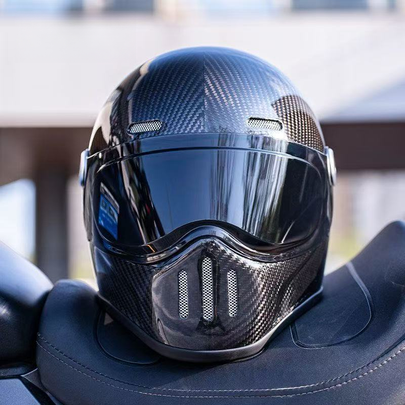 Modular Motorcycle Helmet Dot Approved - C-Ridng Echte koolstofvezel Adventure DOT-gecertificeerde modulaire
