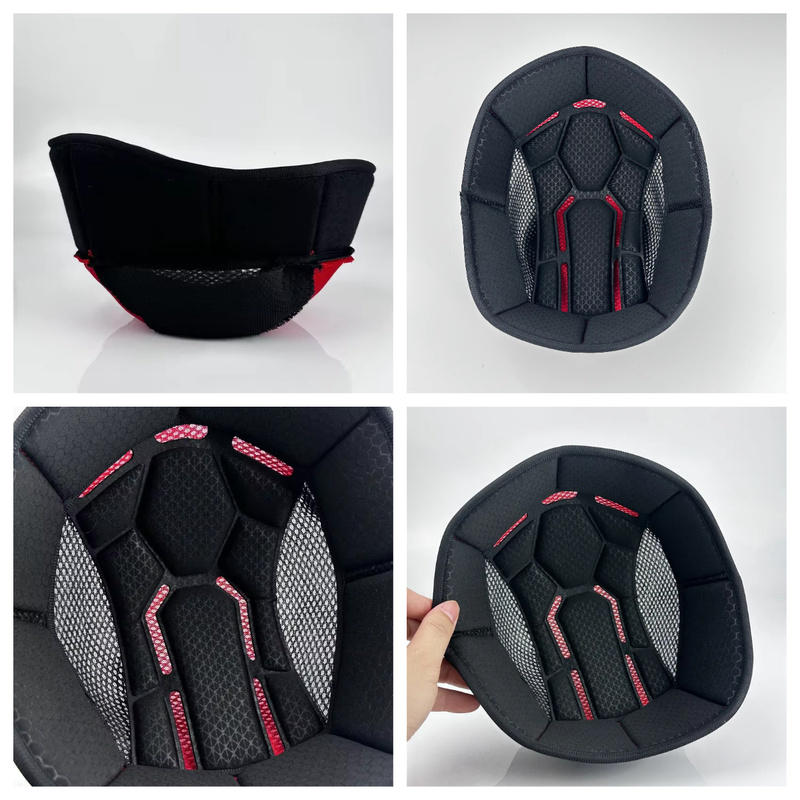 Helmet Replacement Liner Pads - 016 Hoogwaardige, vintage binnenkant voor halfhelmen,