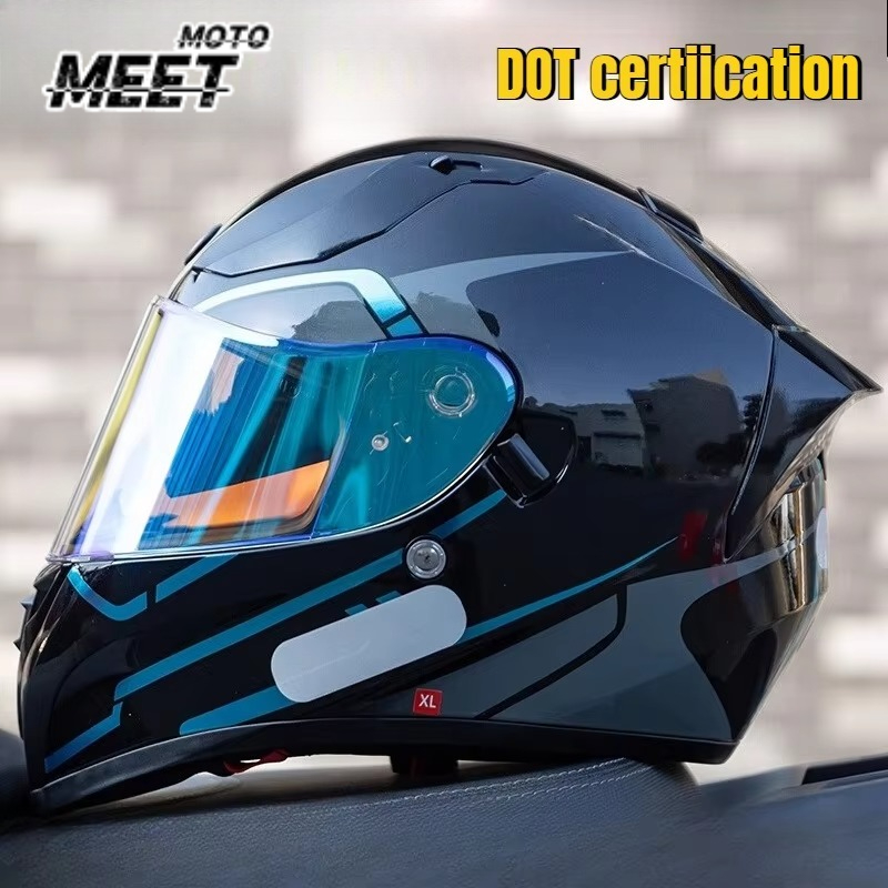 Modular Motorcycle Helmet Dot Approved - VOOR TORC T18 Motorhelmen Dubbele Vizieren