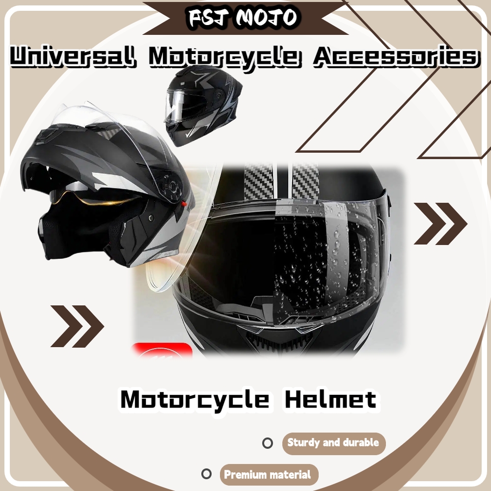 Motorcycle Helmet Sun Visor Inner - Modulaire flip-up helm voor alle seizoenen,