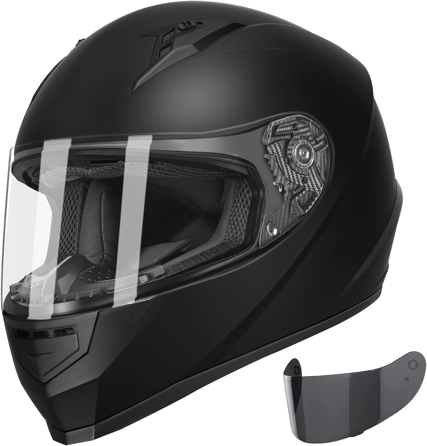 Full Face Helmet Carbon Fiber - GX11 compacte motorhelm met volledige bescherming