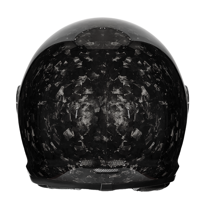 Gesmede carbonvezel retro moto - Full Face Helmet Carbon Fiber recensie en prijs