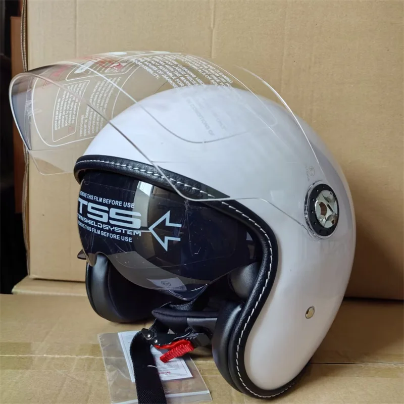 Vintage TT&COCASCOS Motorhelm  - Open Face Helmet Retro Vintage recensie en prijs