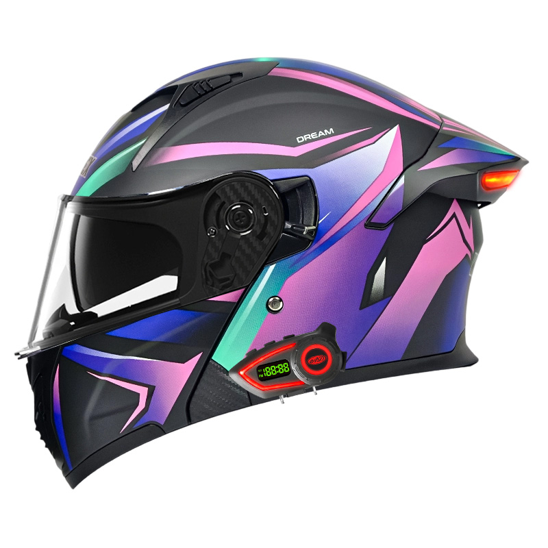 DOT motorhelmen met dubbele vi - Modular Motorcycle Helmet Dot Approved recensie en prijs