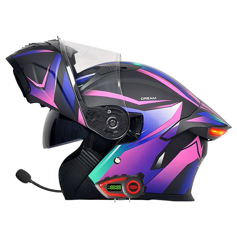 DOT motorhelmen met dubbele vi - Modular Motorcycle Helmet Dot Approved recensie en prijs