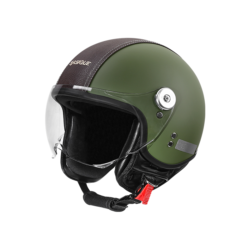 Vintage 3/4 open face motorhel - Open Face Helmet Retro Vintage recensie en prijs