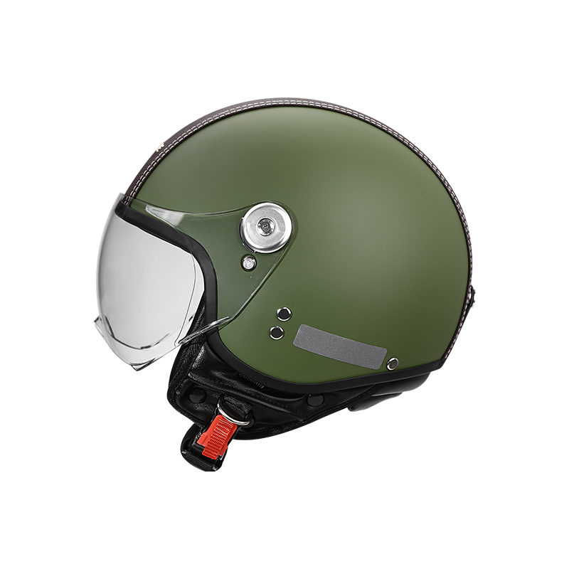 Vintage 3/4 open face motorhel - Open Face Helmet Retro Vintage recensie en prijs