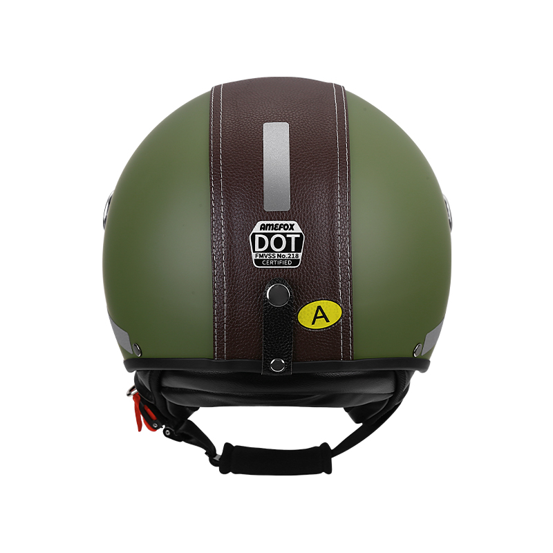 Vintage 3/4 open face motorhel - Open Face Helmet Retro Vintage recensie en prijs