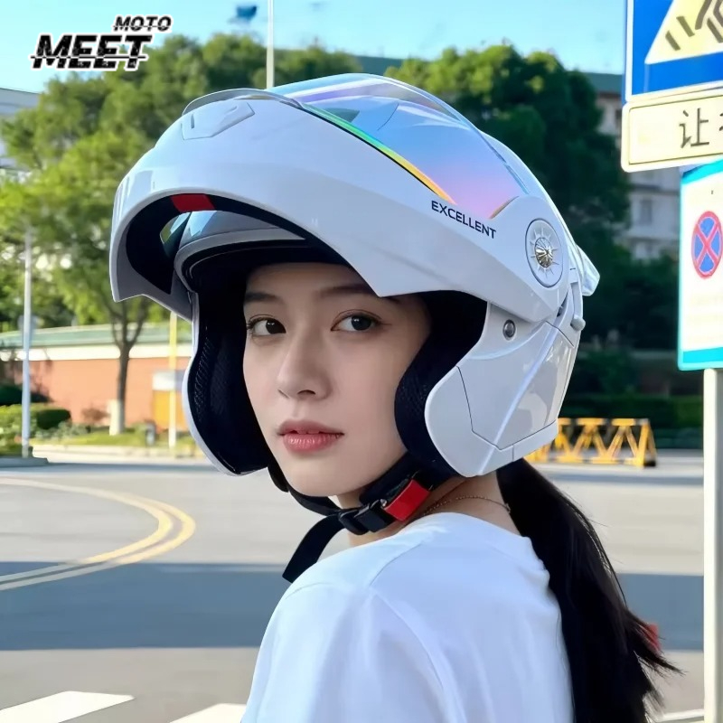 Modulaire vierseizoenen motorh - Motorcycle Helmet Sun Visor Inner recensie en prijs