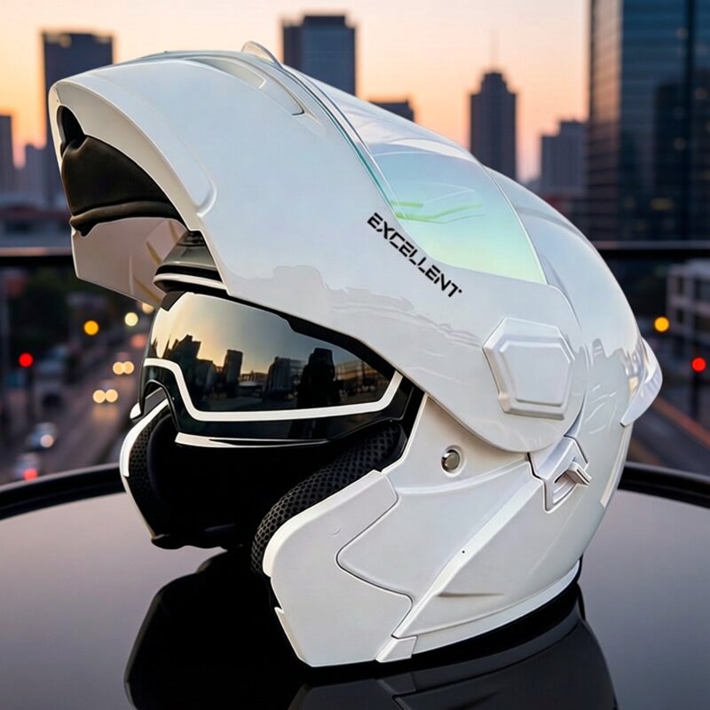 Modulaire vierseizoenen motorh - Motorcycle Helmet Sun Visor Inner recensie en prijs