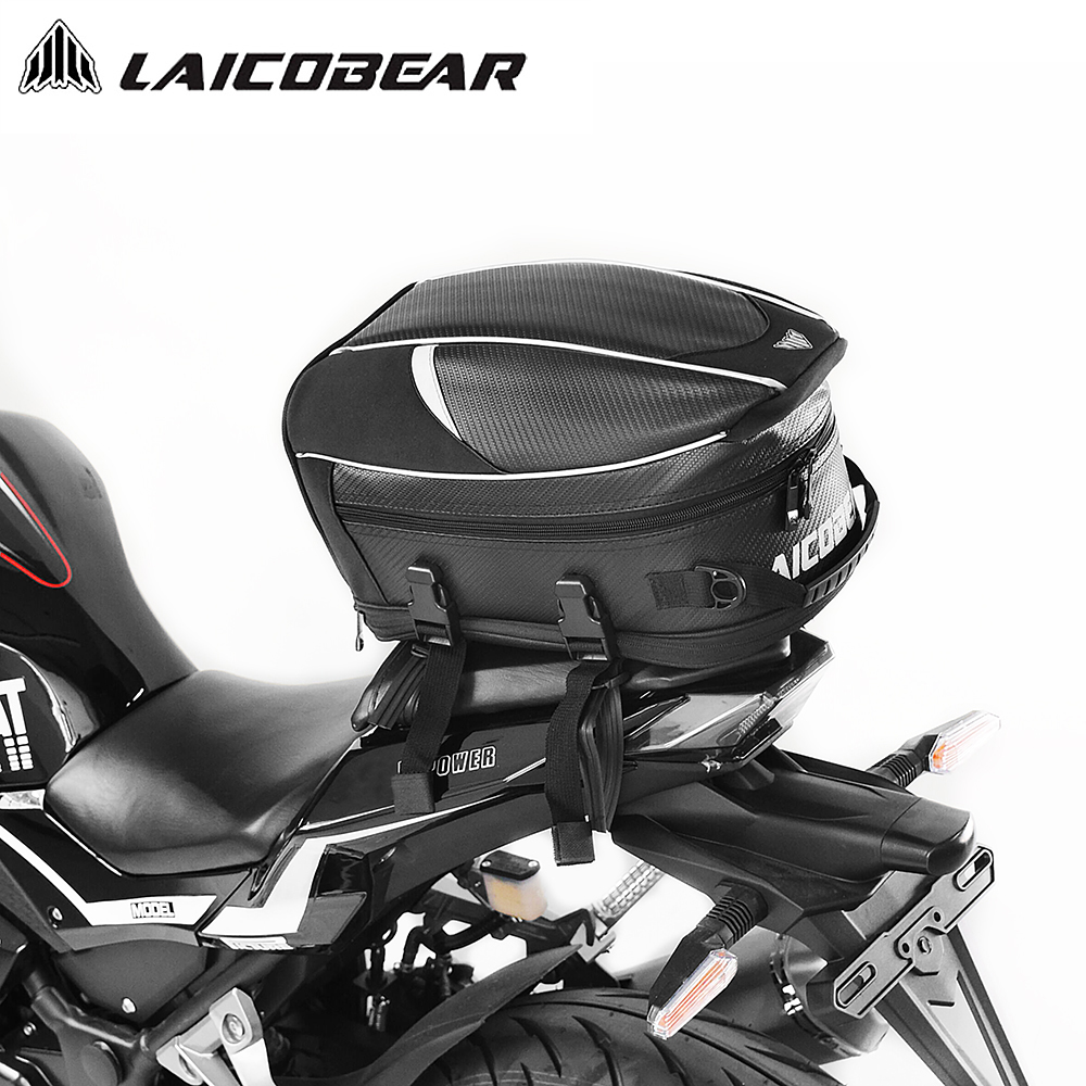 Motorachtertas Zwart Motor Wat - Motorcycle Helmet Bag Backpack recensie en prijs