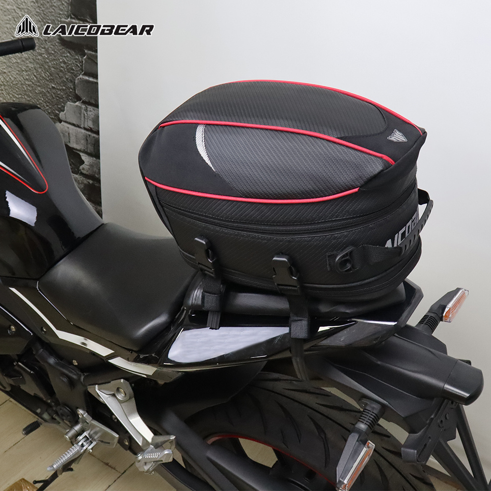 Motorachtertas Zwart Motor Wat - Motorcycle Helmet Bag Backpack recensie en prijs