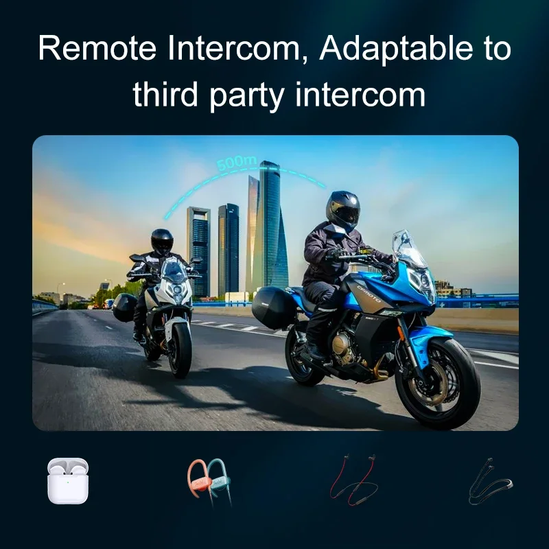 Y20 Pro 1/2x Motor Intercom He - Motorcycle Helmet Bluetooth Built In recensie en prijs