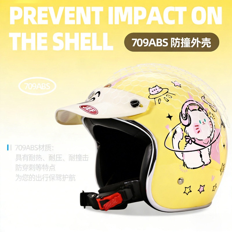 Retro Vintage kleine shell 3/4 - Open Face Helmet Retro Vintage recensie en prijs
