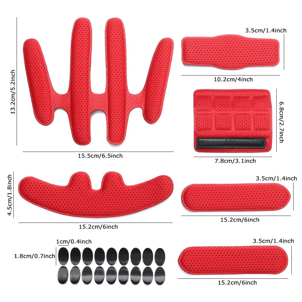 1Set Universele Helm Schuimkus - Helmet Replacement Liner Pads recensie en prijs