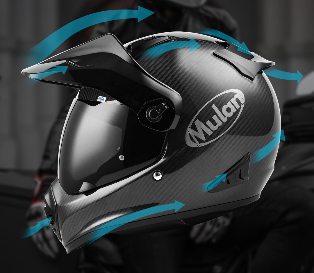 Mulan Luyou II Carbon Fiber AD - Full Face Helmet Carbon Fiber recensie en prijs