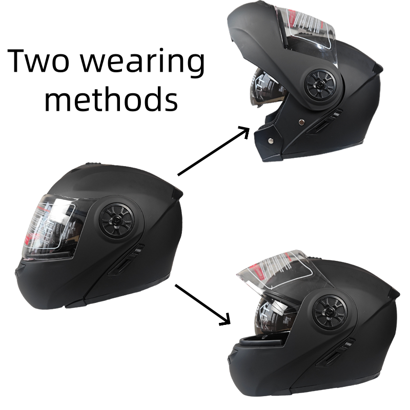 Opklapbare motorhelm met afnee - Motorcycle Helmet Sun Visor Inner recensie en prijs