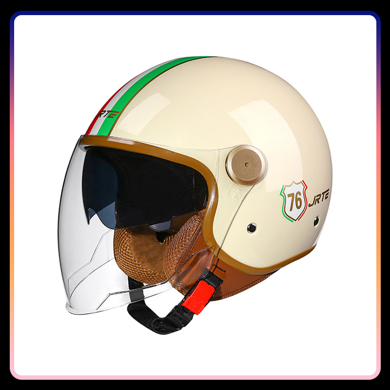 DOT Goedgekeurde Retro Semi-op - Open Face Helmet Retro Vintage recensie en prijs