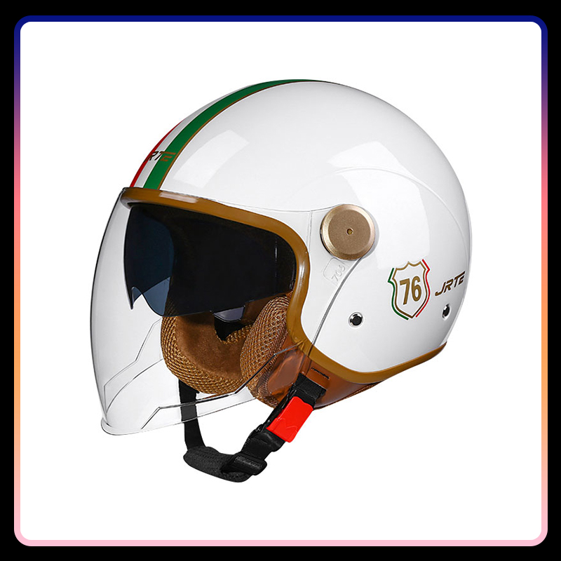 DOT Goedgekeurde Retro Semi-op - Open Face Helmet Retro Vintage recensie en prijs