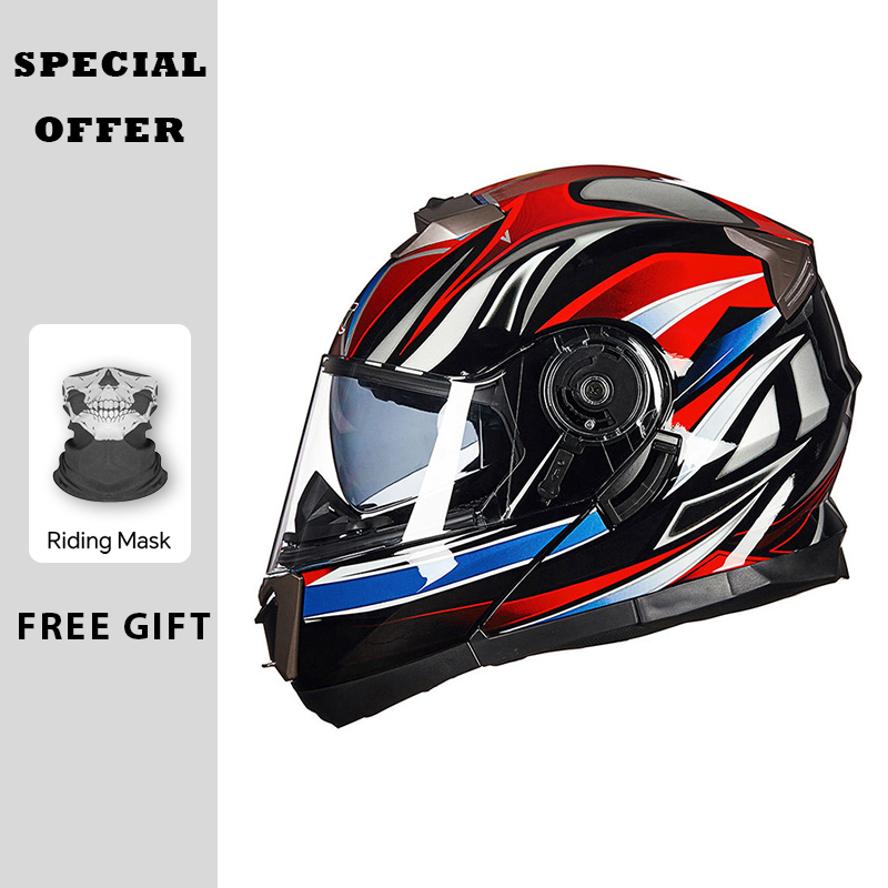 Motorhelmen Modulaire opklapba - Modular Motorcycle Helmet Dot Approved recensie en prijs