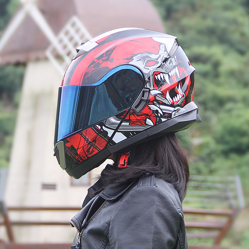 Modulaire motorhelm met dubbel - Flip Up Helmet Dual Visor recensie en prijs