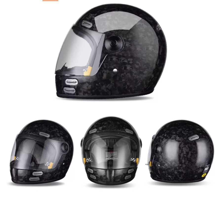Hoge sterkte en lichtgewicht c - Full Face Helmet Carbon Fiber recensie en prijs