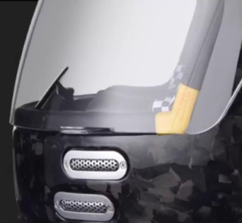 Hoge sterkte en lichtgewicht c - Full Face Helmet Carbon Fiber recensie en prijs