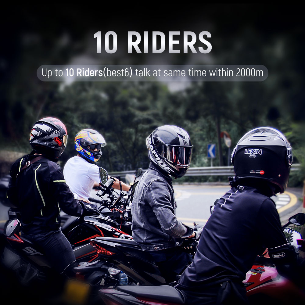Lexin B4FM-X Bluetooth Motorfi - Motorcycle Helmet Bluetooth Built In recensie en prijs