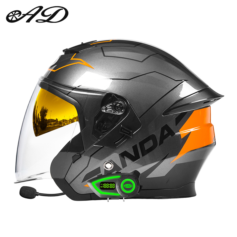 Dot-gecertificeerde hoogwaardi - Motorcycle Helmet Bluetooth Built In recensie en prijs