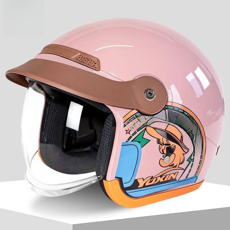 Vintage motorhelm in retrostij - Motorcycle Helmet Sun Visor Inner recensie en prijs