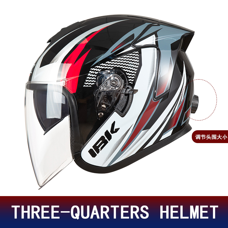 Dual Lens 3/4 half-face motorh - Motorcycle Helmet Sun Visor Inner recensie en prijs