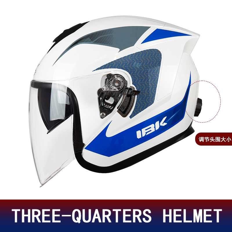 Dual Lens 3/4 half-face motorh - Motorcycle Helmet Sun Visor Inner recensie en prijs