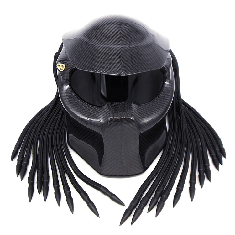 Carbon Fiber Zwarte Motorhelm  - Full Face Helmet Carbon Fiber recensie en prijs