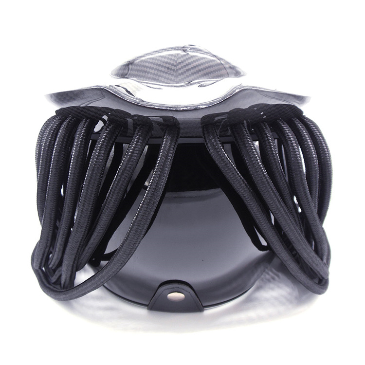 Carbon Fiber Zwarte Motorhelm  - Full Face Helmet Carbon Fiber recensie en prijs