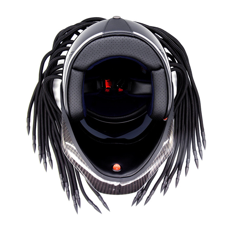 Carbon Fiber Zwarte Motorhelm  - Full Face Helmet Carbon Fiber recensie en prijs