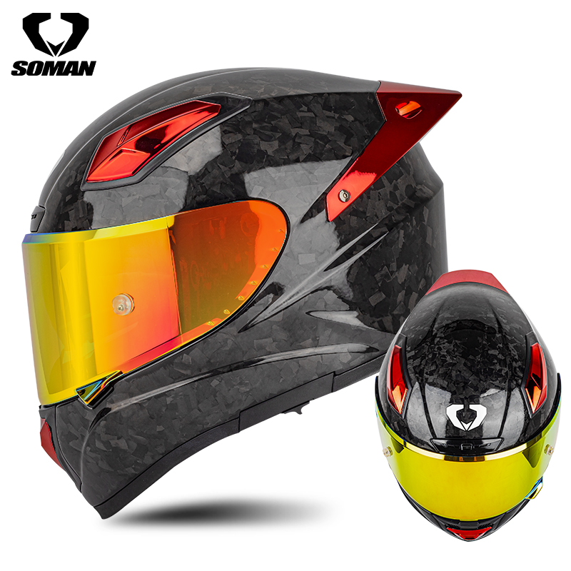  Soman Full Face Helm Koolsto - Full Face Helmet Carbon Fiber recensie en prijs
