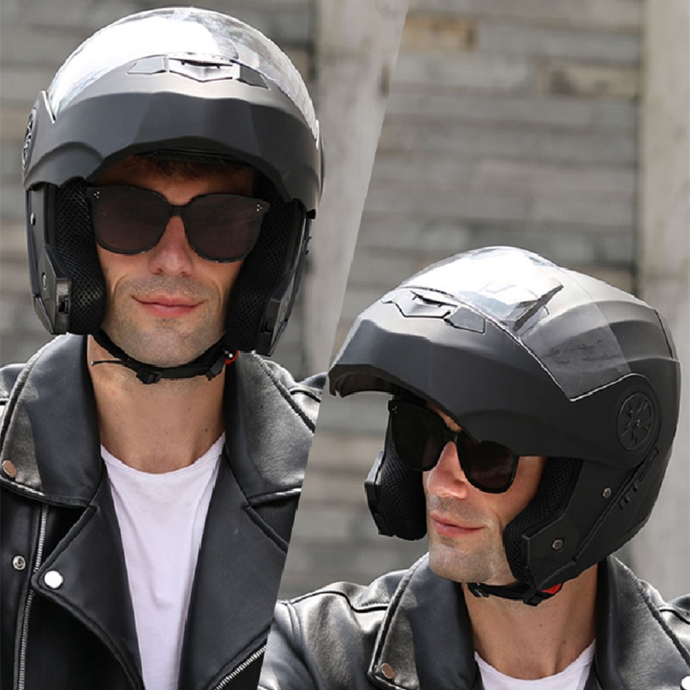 Modulaire Motorhelm Dual Lens  - Motorcycle Helmet Sun Visor Inner recensie en prijs