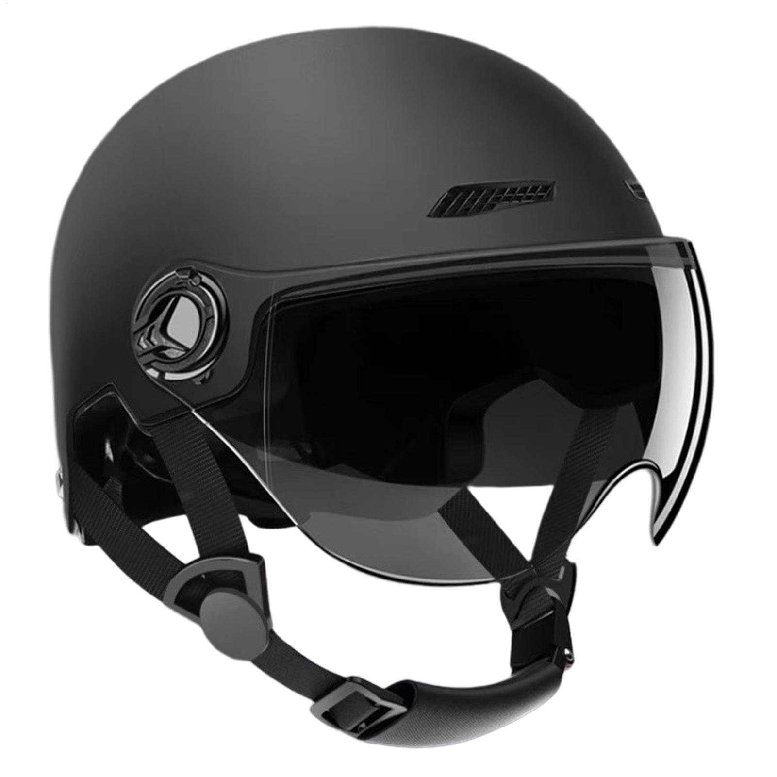 Motorrijhelm Half Face veiligh - Motorcycle Helmet Sun Visor Inner recensie en prijs