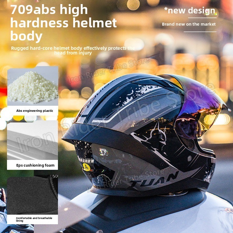 Modulaire opklapbare motorhelm - Flip Up Helmet Dual Visor recensie en prijs