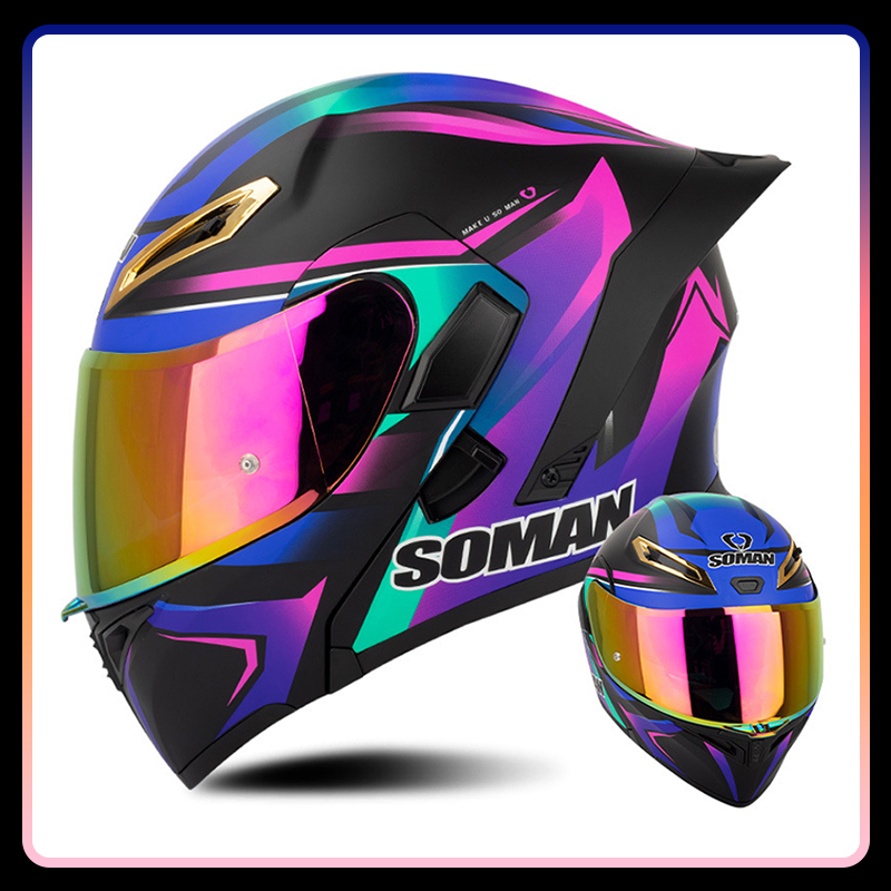 Mannen Vrouwen Motorhelmen Ful - Modular Motorcycle Helmet Dot Approved recensie en prijs