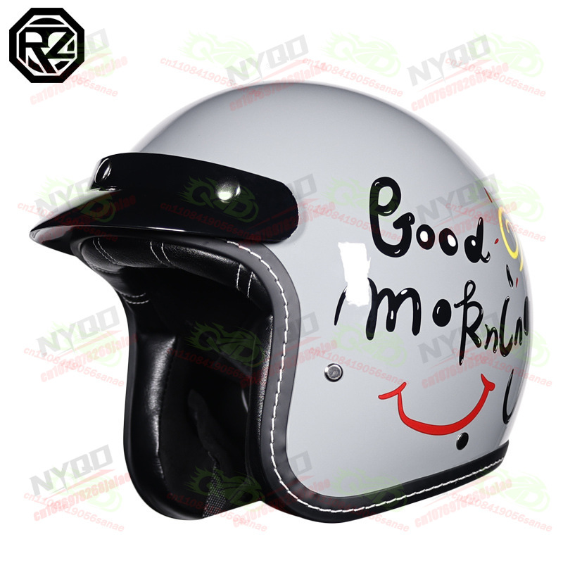 Orz Retro 3/4 open motorhelm,  - Open Face Helmet Retro Vintage recensie en prijs