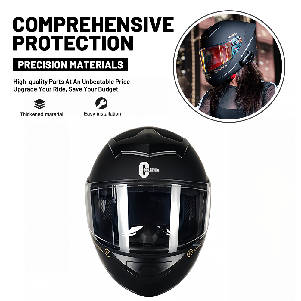 Volledige motorhelm met dubbel - Motorcycle Helmet Sun Visor Inner recensie en prijs