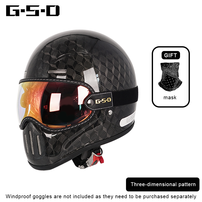 GSD 601 Carbon Fiber Volledig  - Full Face Helmet Carbon Fiber recensie en prijs