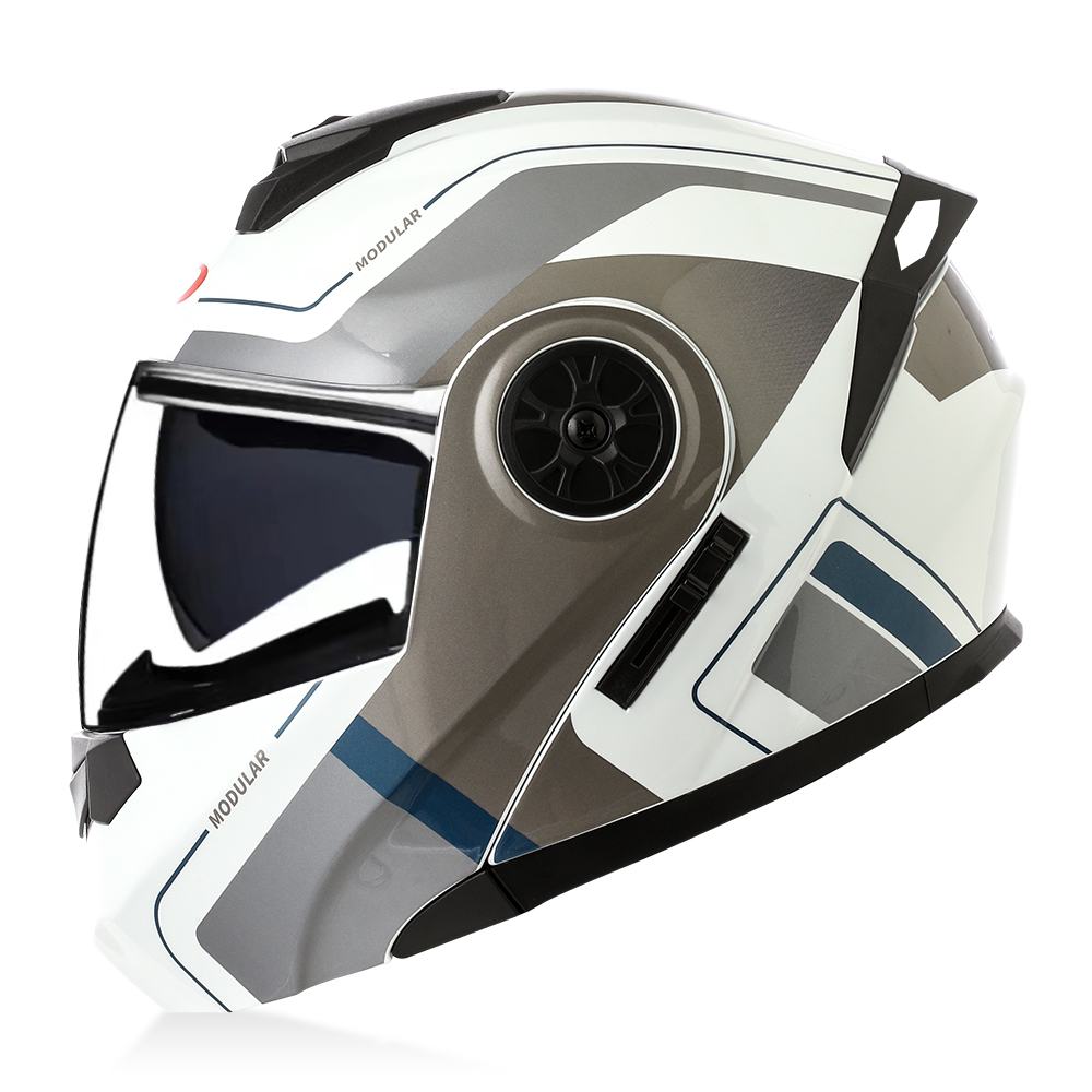 Hoge kwaliteit modulaire flip- - Modular Motorcycle Helmet Dot Approved recensie en prijs
