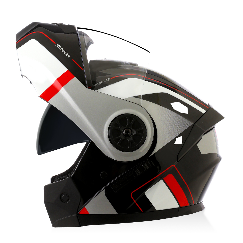 Hoge kwaliteit modulaire flip- - Modular Motorcycle Helmet Dot Approved recensie en prijs