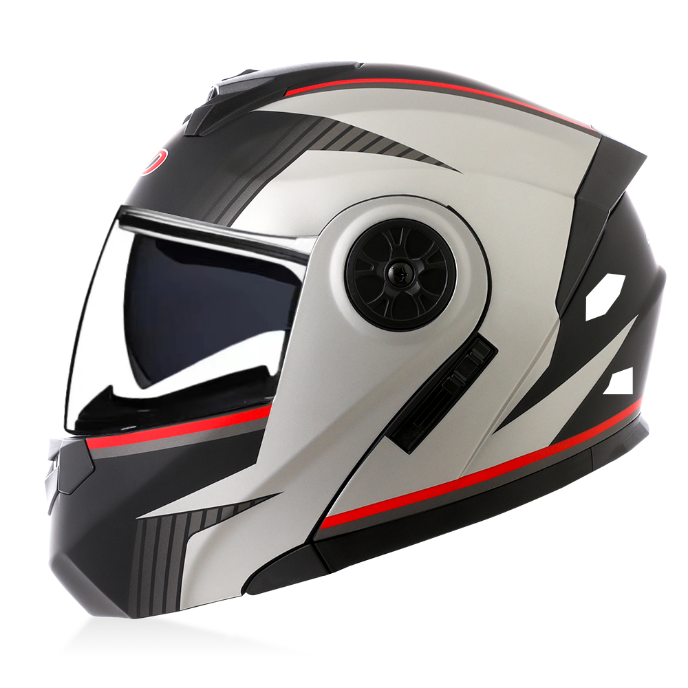 Hoge kwaliteit modulaire flip- - Modular Motorcycle Helmet Dot Approved recensie en prijs