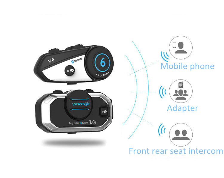 Vimoto V8 Motorhelm Headset Bl - Motorcycle Helmet Bluetooth Built In recensie en prijs