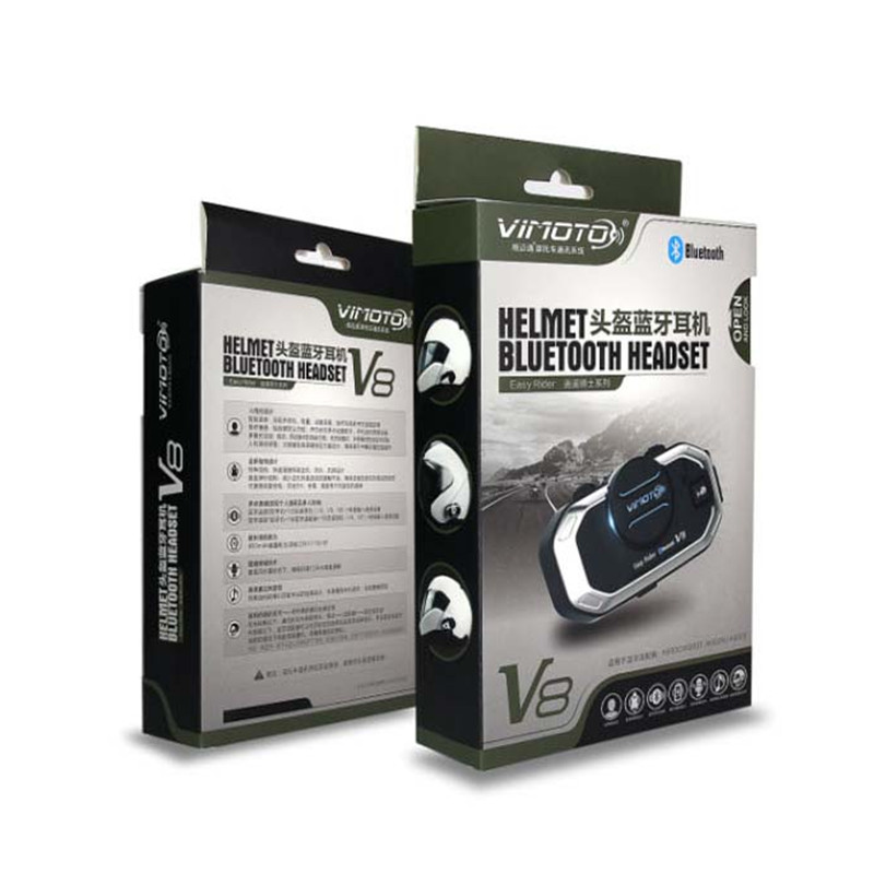 Vimoto V8 Motorhelm Headset Bl - Motorcycle Helmet Bluetooth Built In recensie en prijs